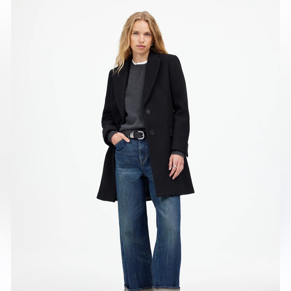 Madewell Black Coat NWT!